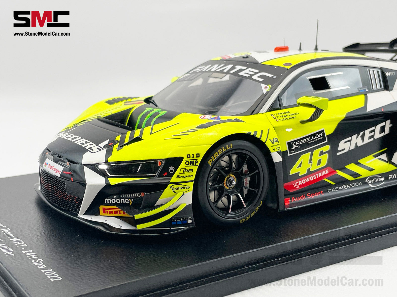 Audi Team WRT R8 LMS GT3 #46 Valentino Rossi 24h Spa 2022 1:18