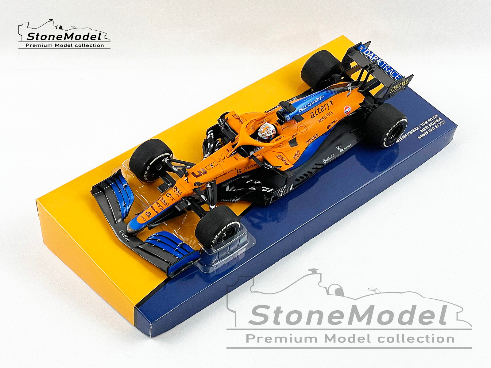 2021 Mclaren F1 MCL35M Daniel Ricciardo Italy GP Winner 1:18
