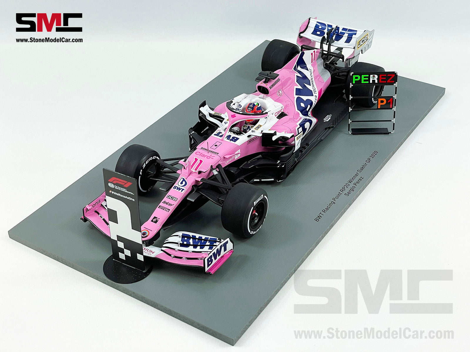 BWT Racing Point RP20 # 11 Sergio Perez Sakhir GP 2020 1st Win of