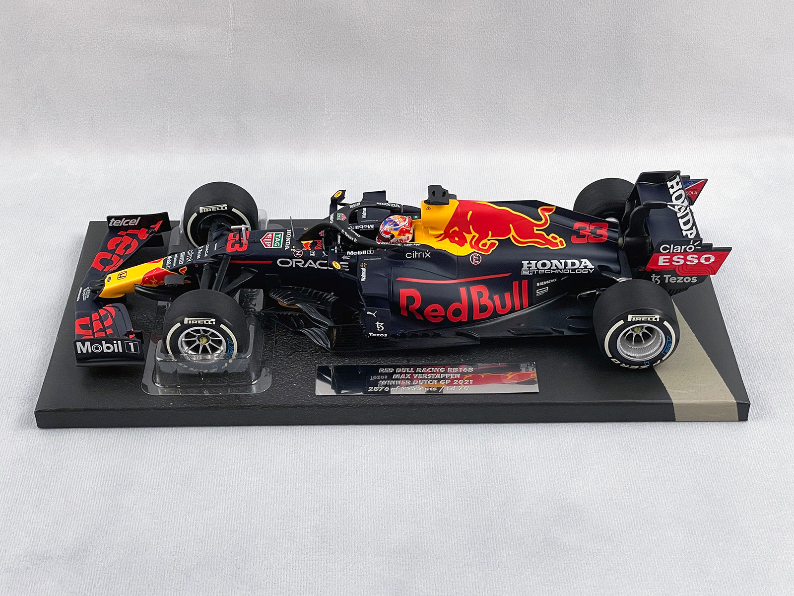 2021 F1 World Champion #33 Max Verstappen Red Bull RB16B