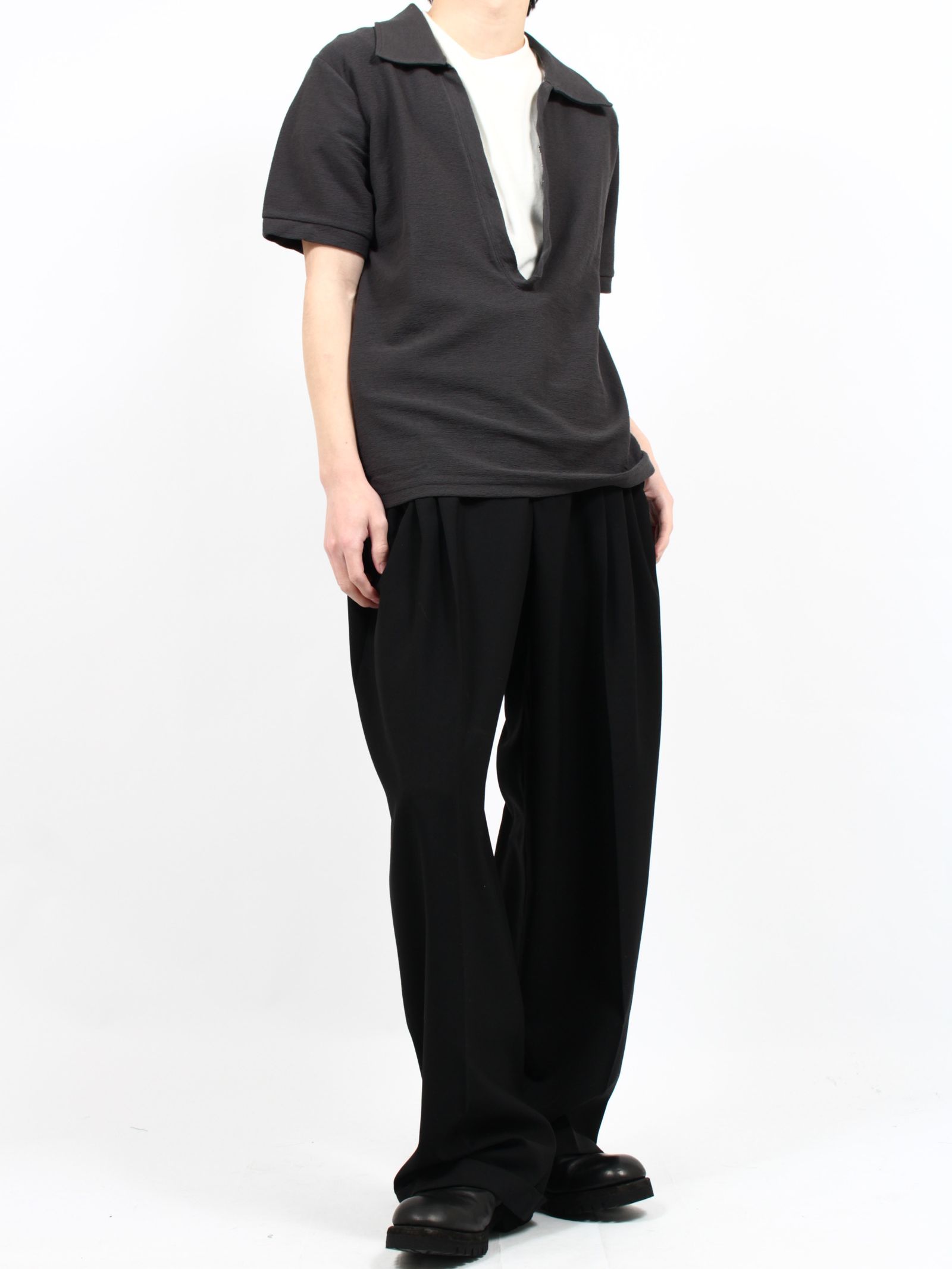 SOSHIOTSUKI - 【25SS】ドライ コットン スキッパー シャツ / DRY