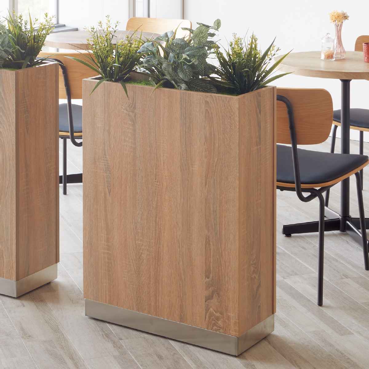 木製プランターボックス ラスティック柄〔ストエキオリジナル〕 幅60cm