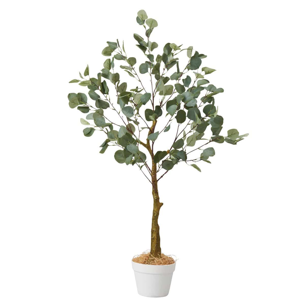 ユーカリ 人工樹木 フェイクグリーン 人工観葉植物 115cm