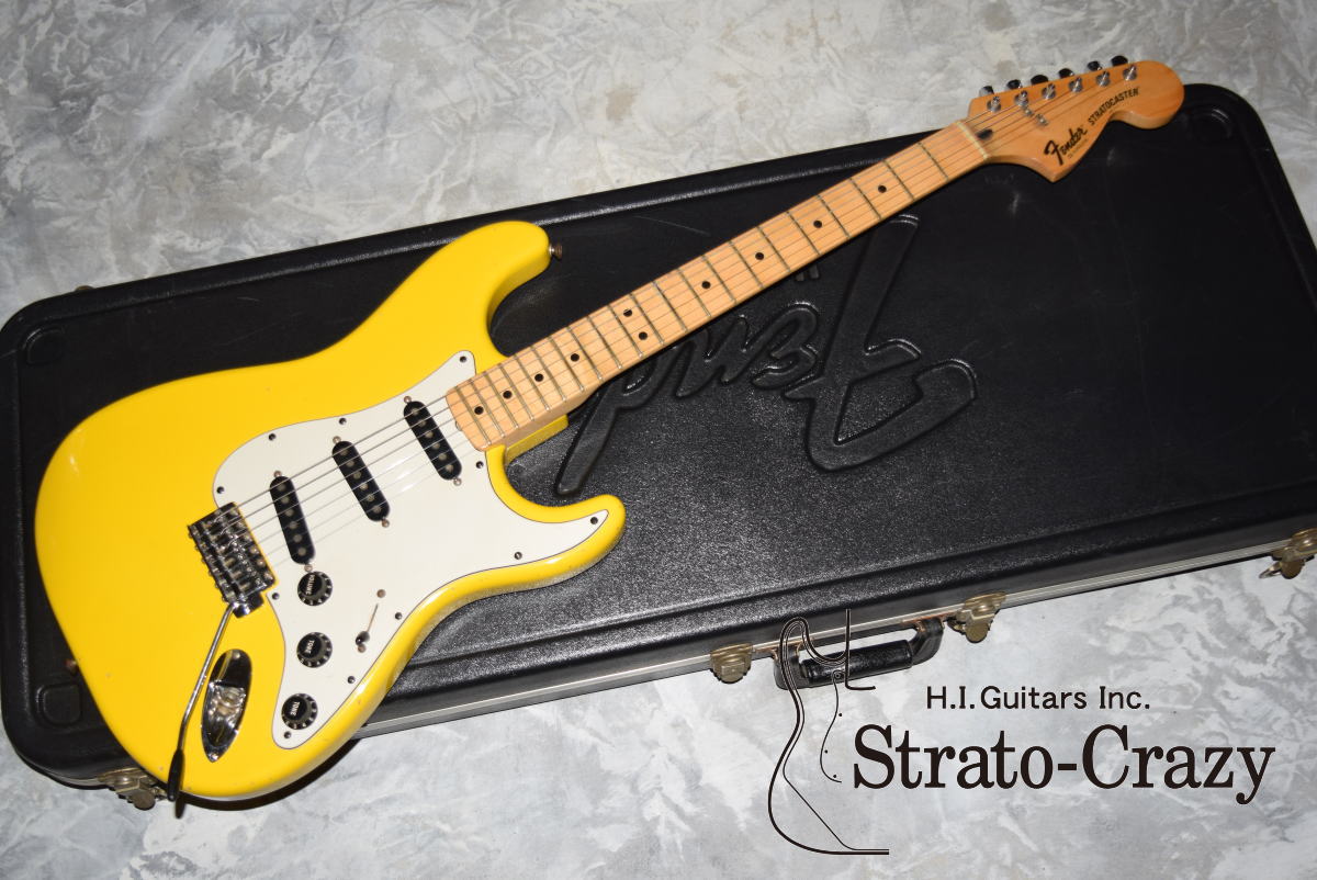 ア*ラ様 【中古】イエロー フェンダー ストラトキャスタータイプ