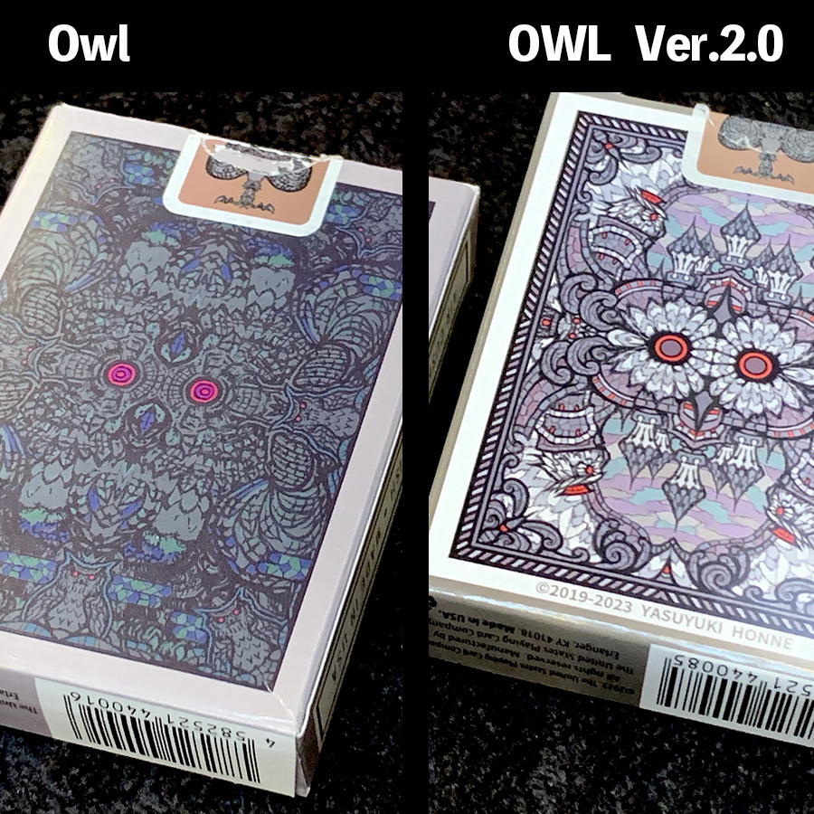 Bicycle Owl Playing Cards (Ver.2.0) Castle Back by Yasuyuki Honne