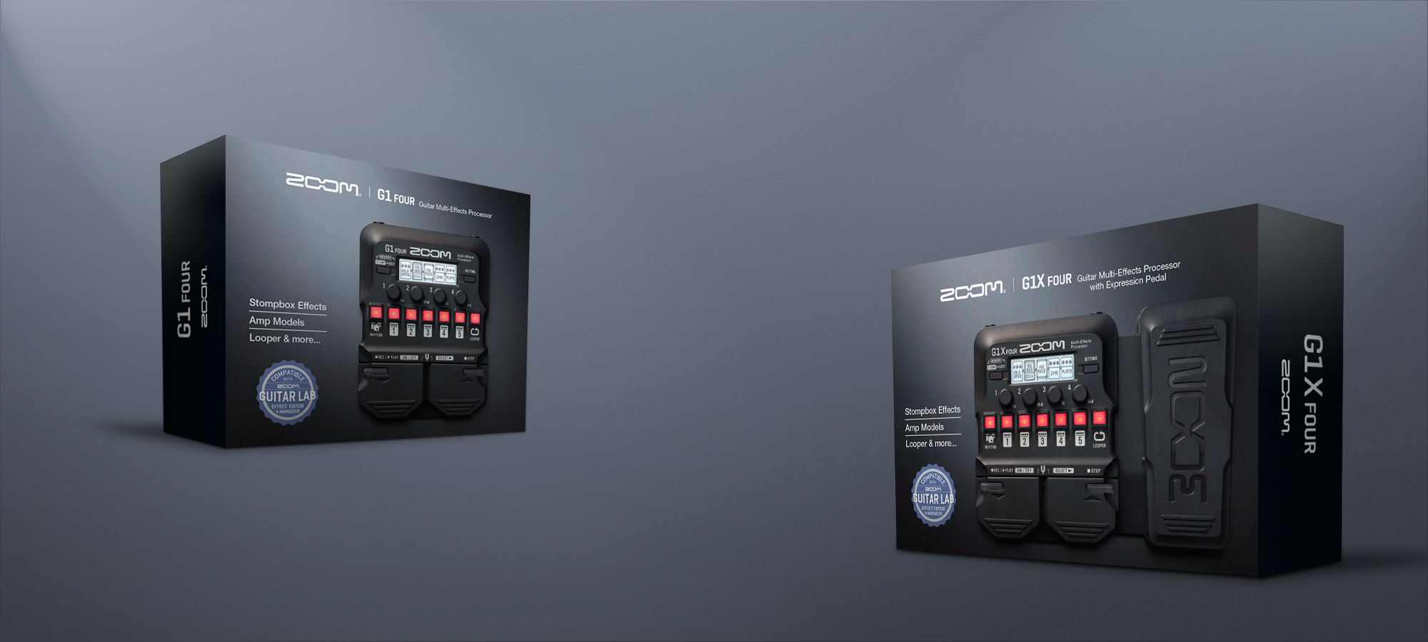 Zoom G1 Four Guitar amp modeling simulation