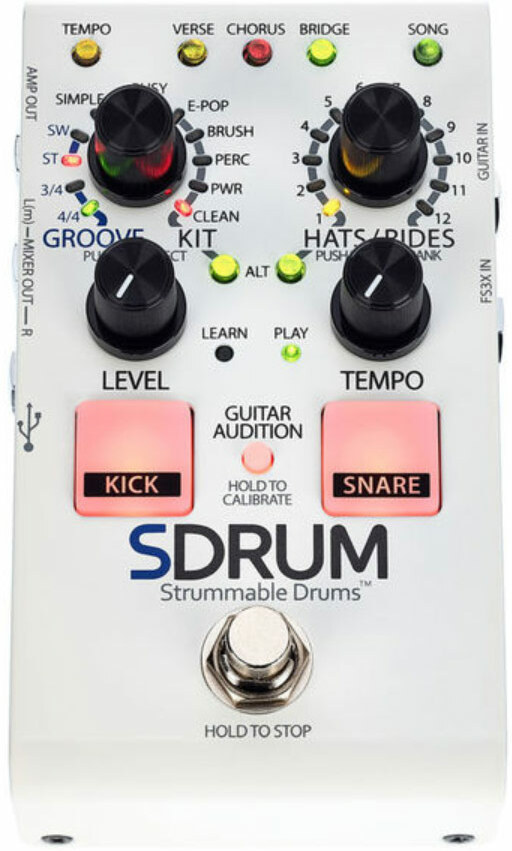 Digitech SDRUM Strummable Drums Drum machine