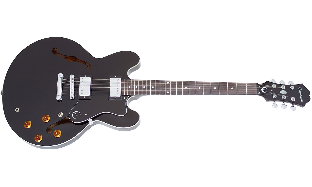 Epiphone Dot - ebony Semi-hollow electric guitar