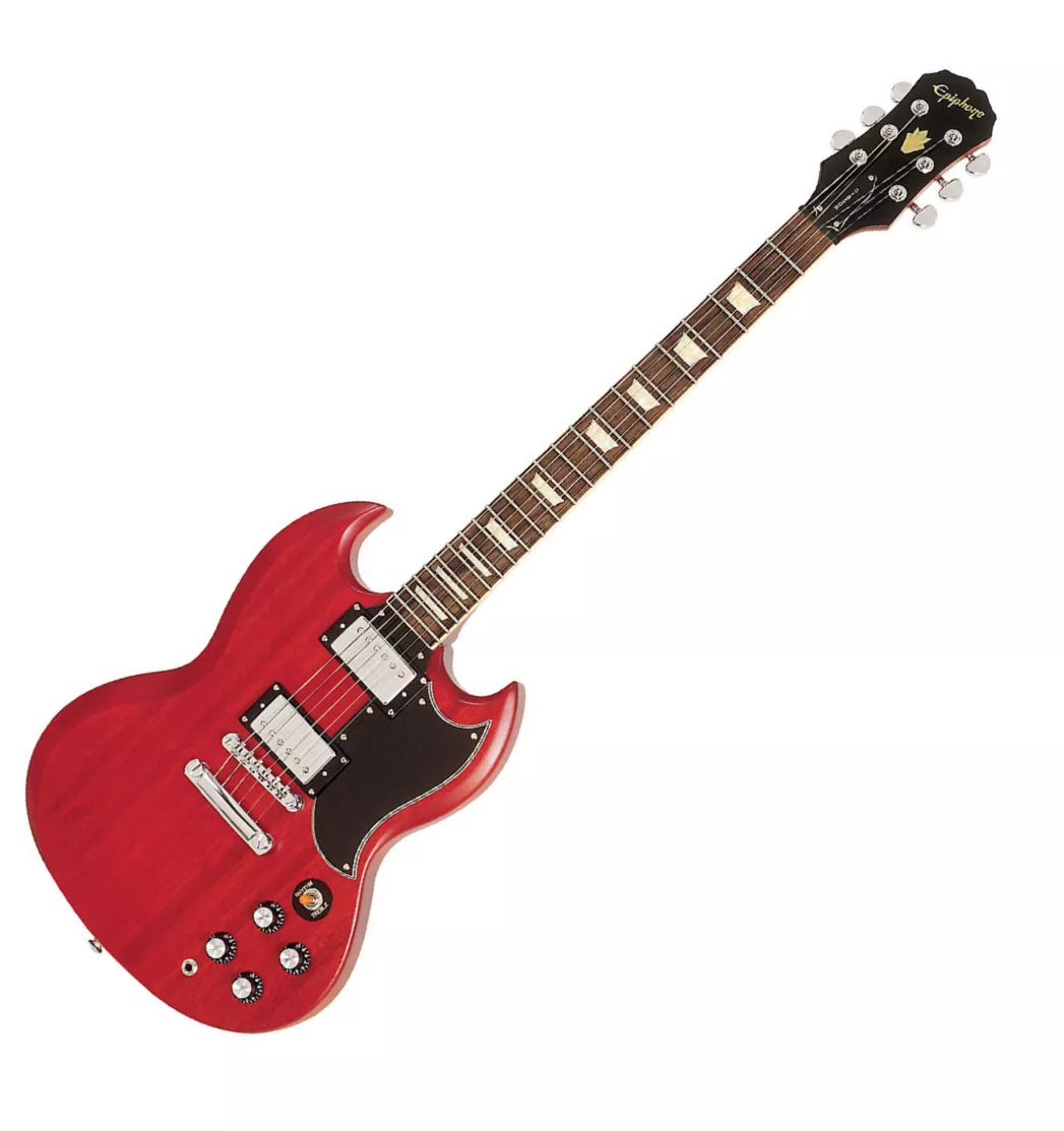 Epiphone Worn G-400 - worn cherry Double cut electric guitar