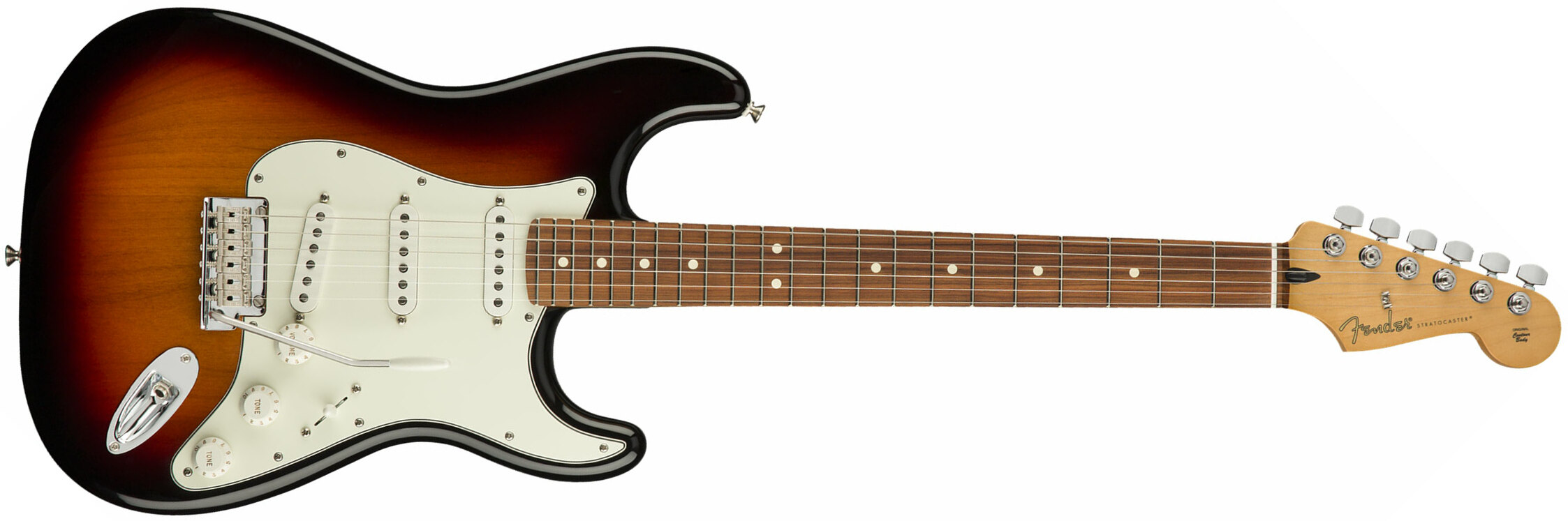 Fender Player Stratocaster (MEX, PF) - 3-color sunburst Str shape