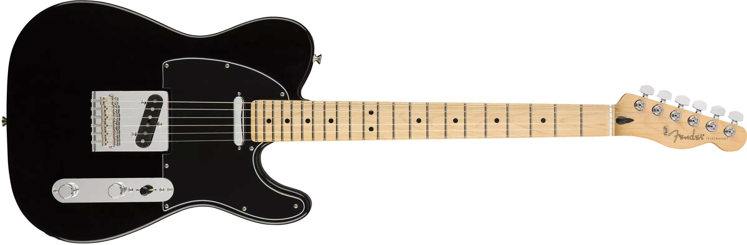 Fender Player Telecaster (MEX, MN) - black Tel shape electric guitar