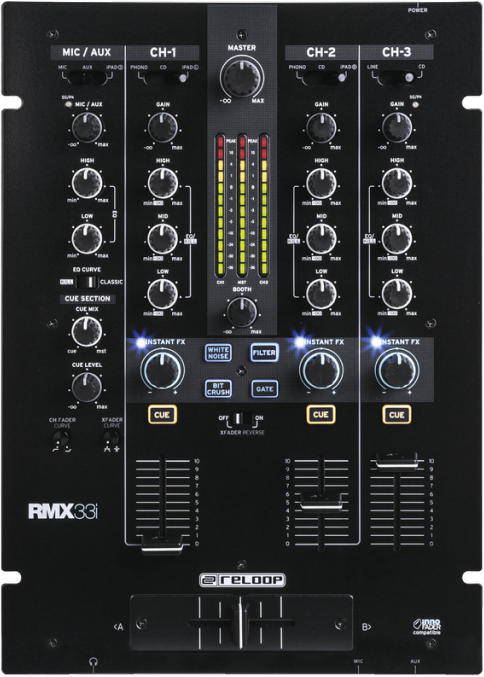 Reloop RMX-33i Dj mixer