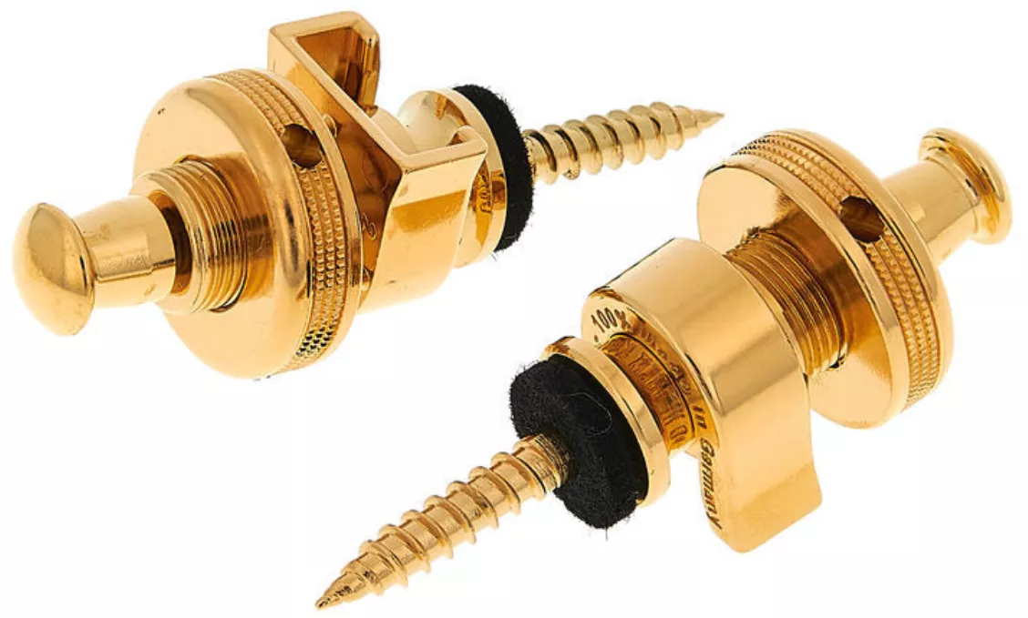 Schaller S-Locks Pair - Gold Straplock