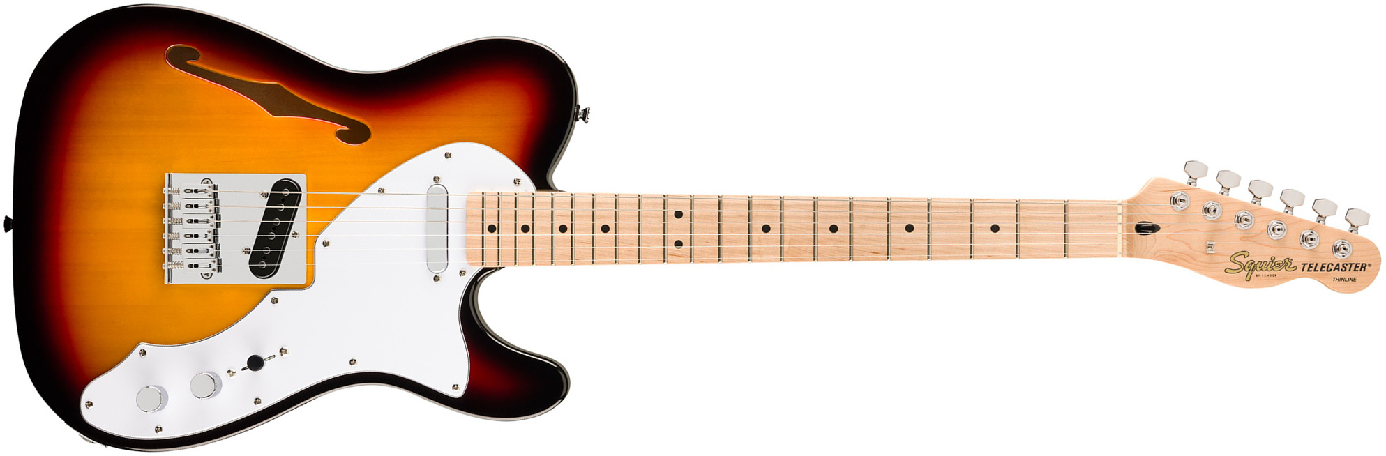 Squier Affinity Telecaster Thinline - 3-color sunburst Semi-hollow