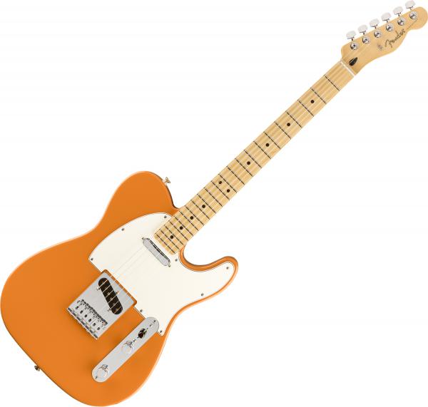 Fender Player Telecaster (MEX, MN) - capri orange Tel shape