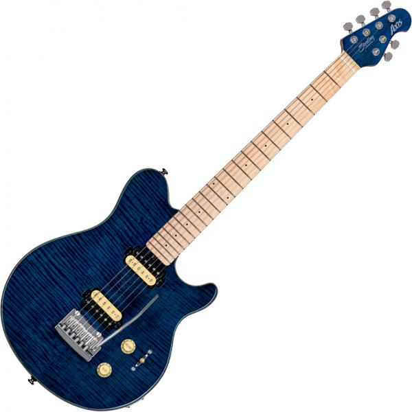 Sterling by musicman Axis Flame Maple AX3FM (MN) - neptune blue