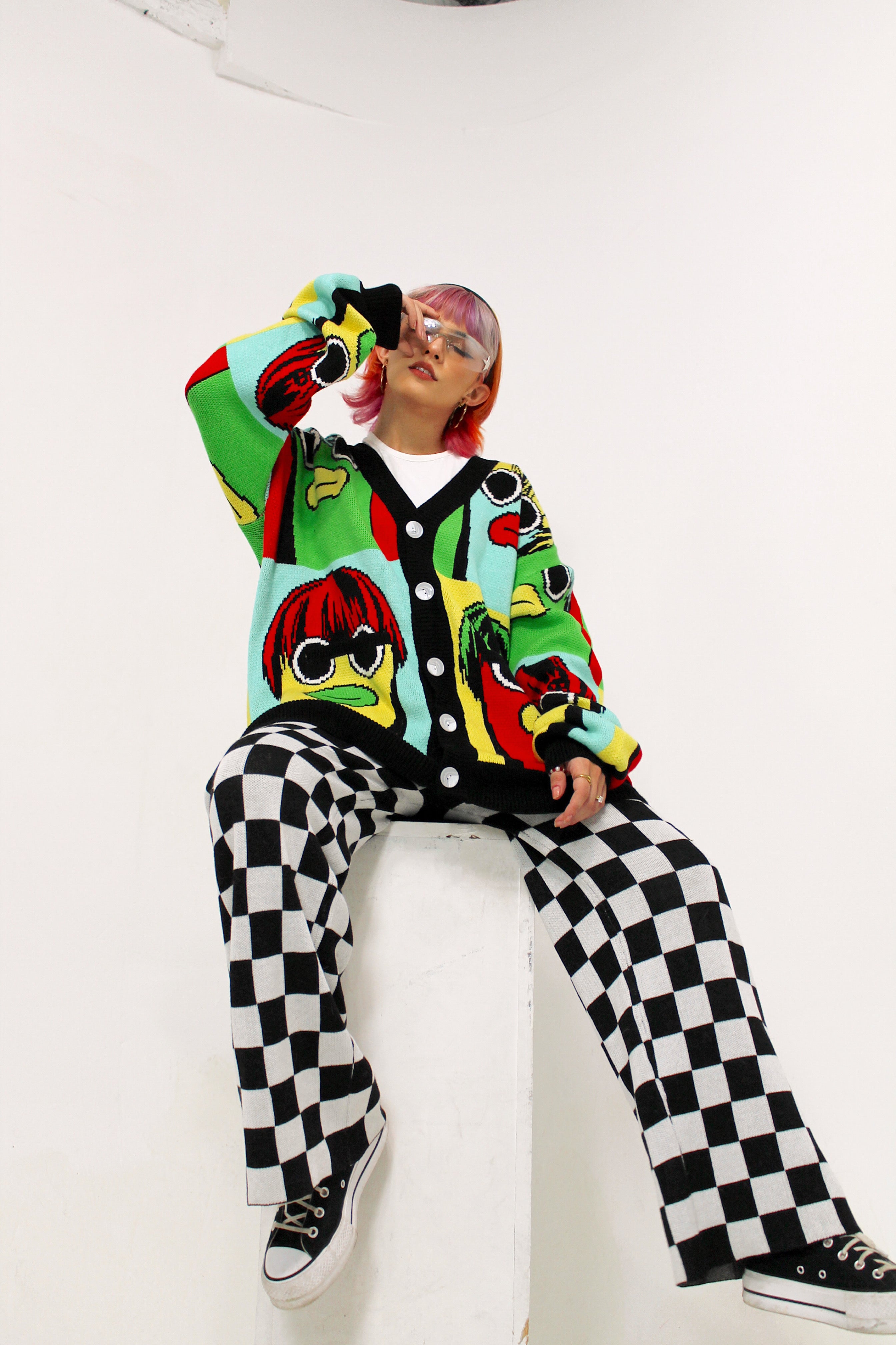 Nobody Sausage Pop Art Cardigan – Steady Hands