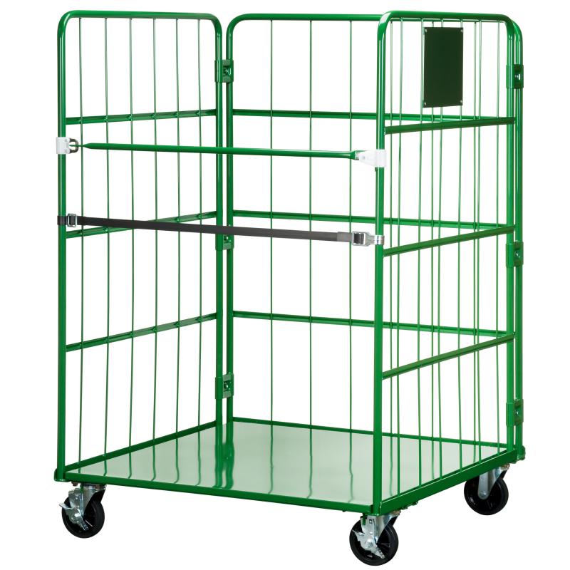 カゴ台車】グリーンRC-7（高さ1700×横幅1100×奥行き1100） Cタイプ