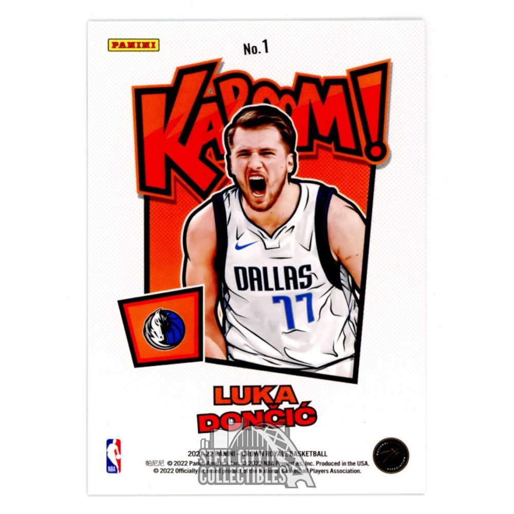 Luka Doncic 2021-22 Panini Crown Royale Basketball Kaboom Card #1