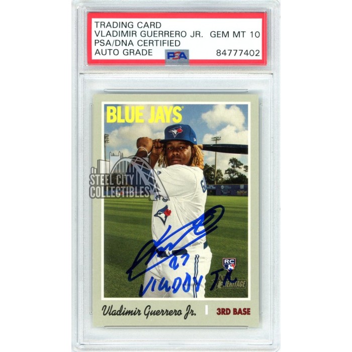 Vladimir Guerrero Jr 2019 Topps Heritage Autograph 