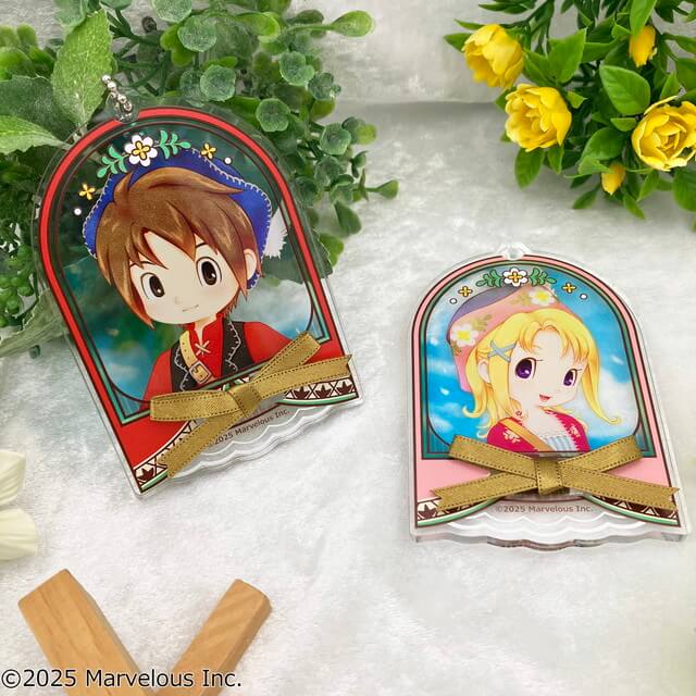 牧場物語 Let's！風のグランドバザール リボンタイアクリルプレート