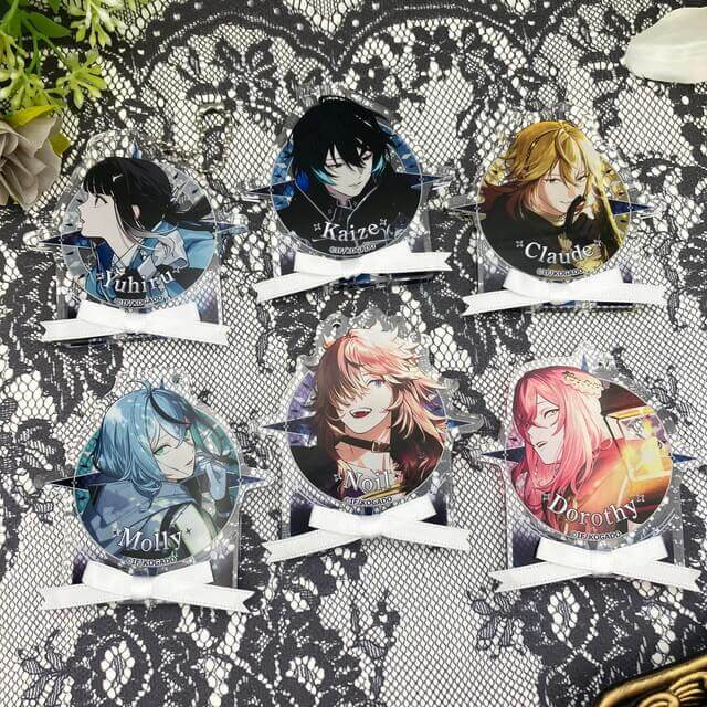 OVER REQUIEMZ トレーディング リボンタイアクリルプレートキー