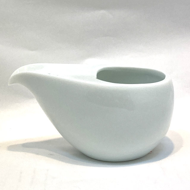 四日市 萬古焼 ひとしずく 急須（ホワイト）（万古焼・ばんこやき） 鈴鹿園