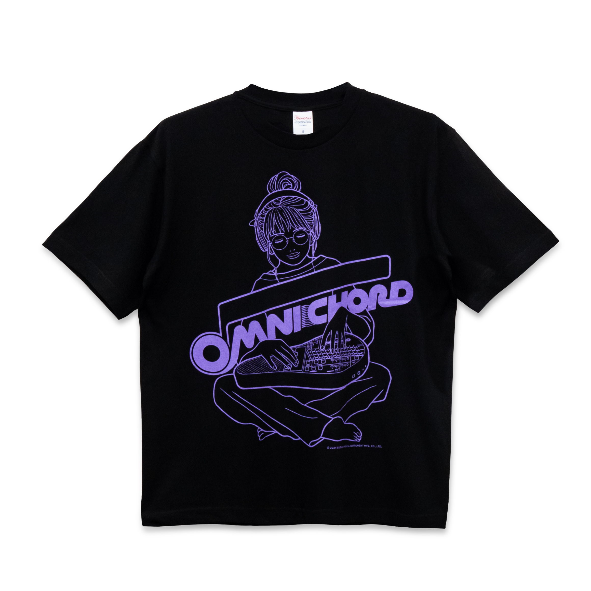 オムニコードTシャツ/ブラック OM-BT | 鈴木楽器製作所