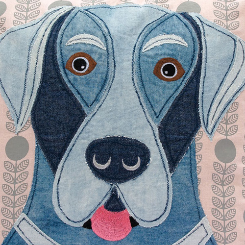 スギカウ / Karma Living(カルマリビング) アニマルクッション デニム