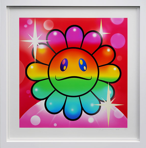 村上隆 Murakami Flower ＃9727 レインボー