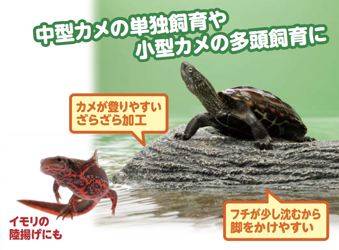 カメの浮島XL ｜ 魚づくりは水作り｜水作株式会社