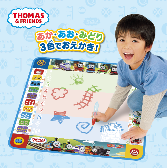 スイスイおえかき きかんしゃトーマス3カラーおえかき＆すうじ｜商品