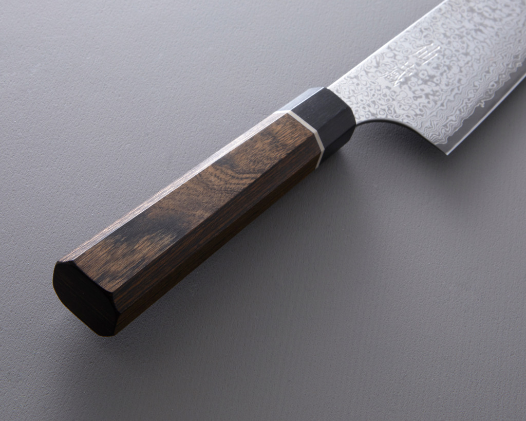 仙蔵 ブラックダマスカス 三徳包丁167mm | サンクラフトキッチン