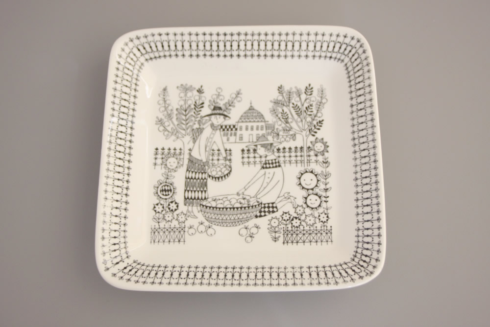 ARABIA アラビア エミリア/Emilia スクエアープレート