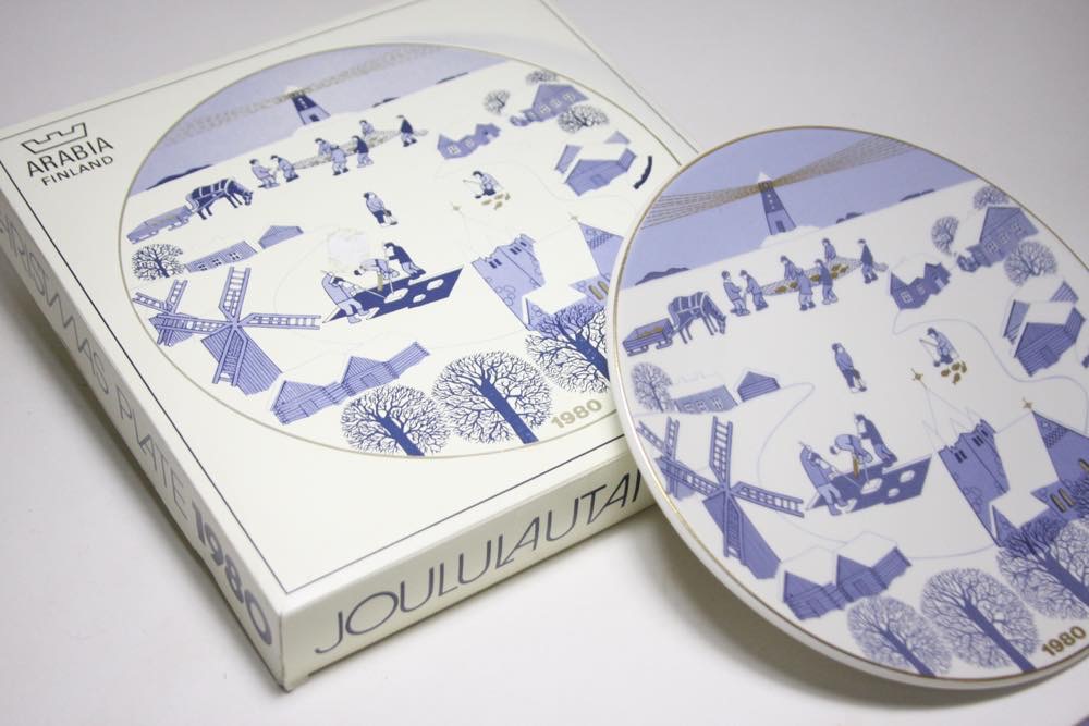 ARABIA/アラビア／1980イヤープレート／クリスマスプレート