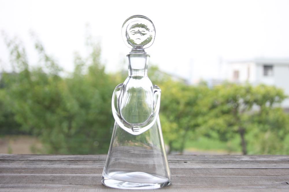 Erik Hoglund/エリックホグラン/クリアボトル/ガラス人型/デキャンタ