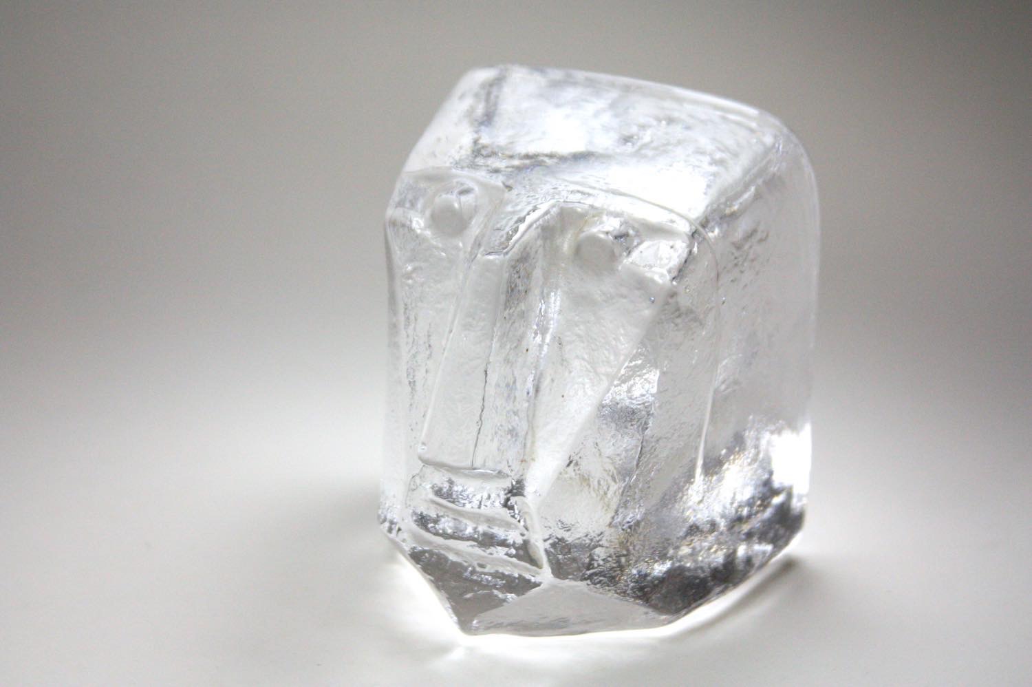 Erik Hoglund/エリックホグラン/ガラス/ブックエンド/レア 顔