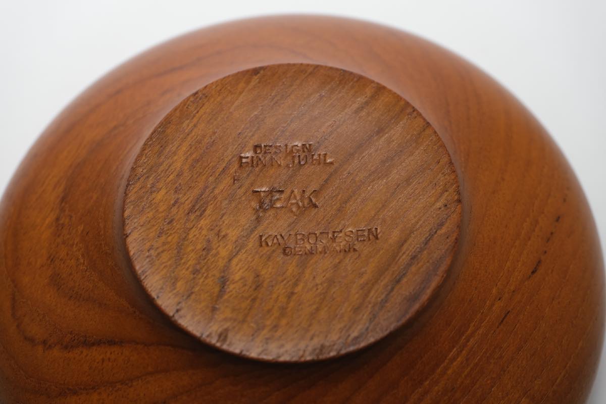 北欧ビンテージ家具/Finn Juhl/フィン・ユール/チークボウル/Kay Bojesen