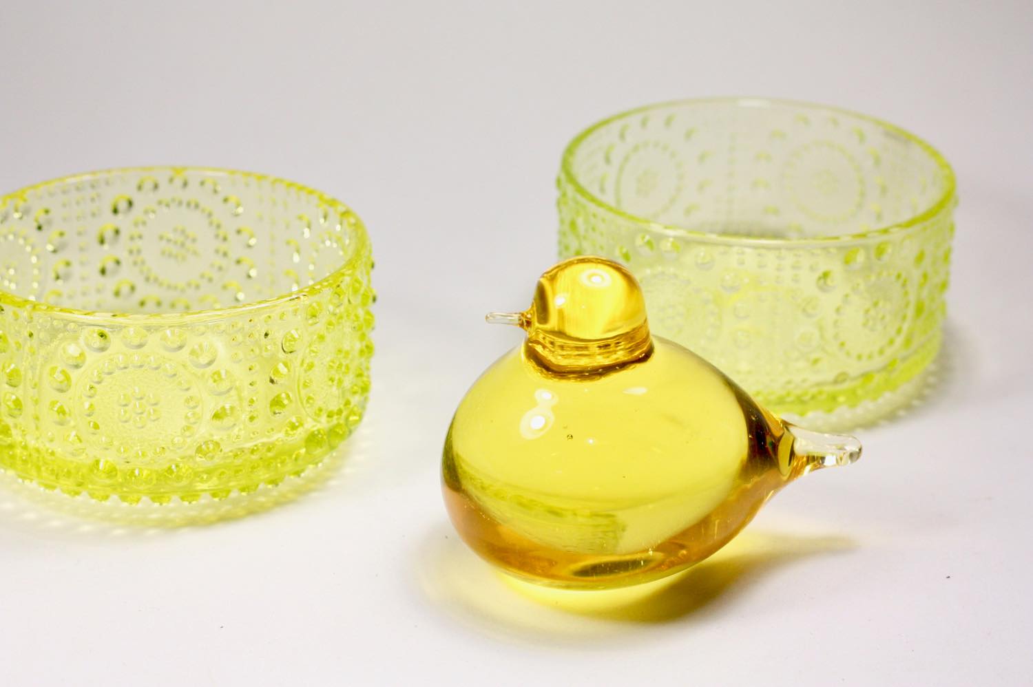 Riihimaen Lasi/Grapponia/ナニー・スティル/グラッポニア/ボウル/イエロー