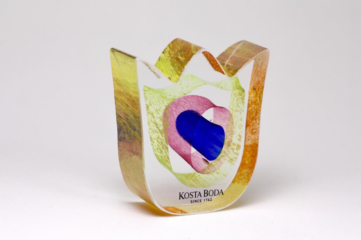 北欧ガラス /KOSTA BODA /Bertil Vallien/Mini Sculpture/クリスタル