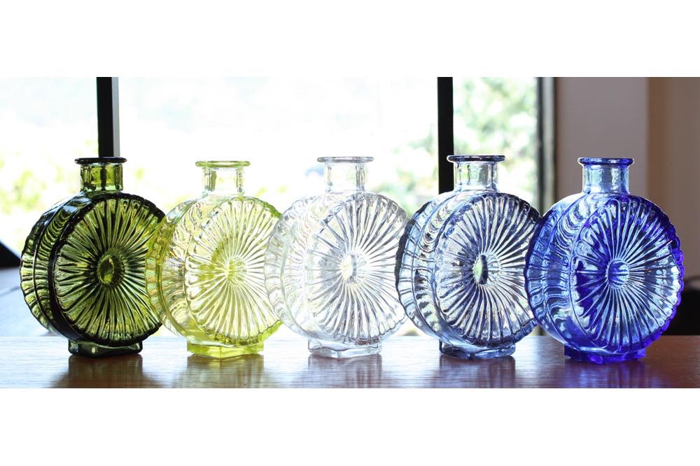 Riihimaen Lasi/リーヒマエン・ラシ/Aurinko Pullo/アウリンコ/イエロー