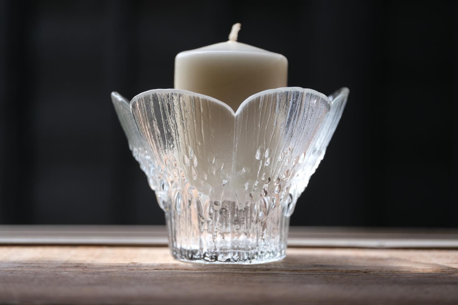 ビンテージ北欧ガラス/フィンランド/Lasisepat/クロッカス/花瓶