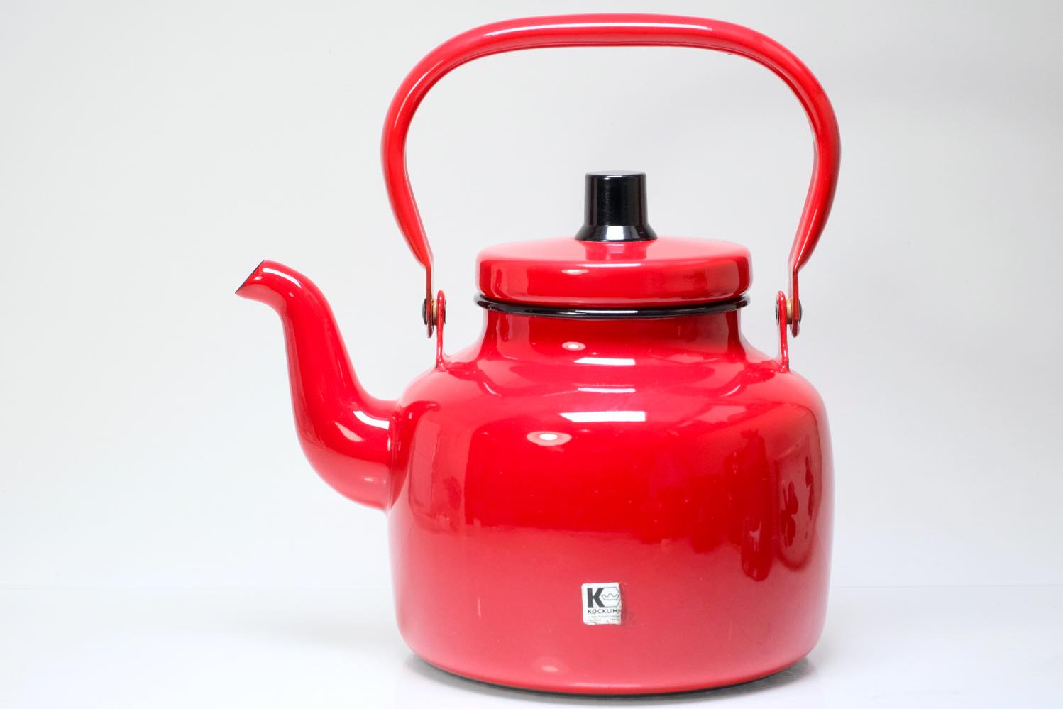 北欧ビンテージ雑貨/Kockums/コクムス /ホーローポット/ケトル