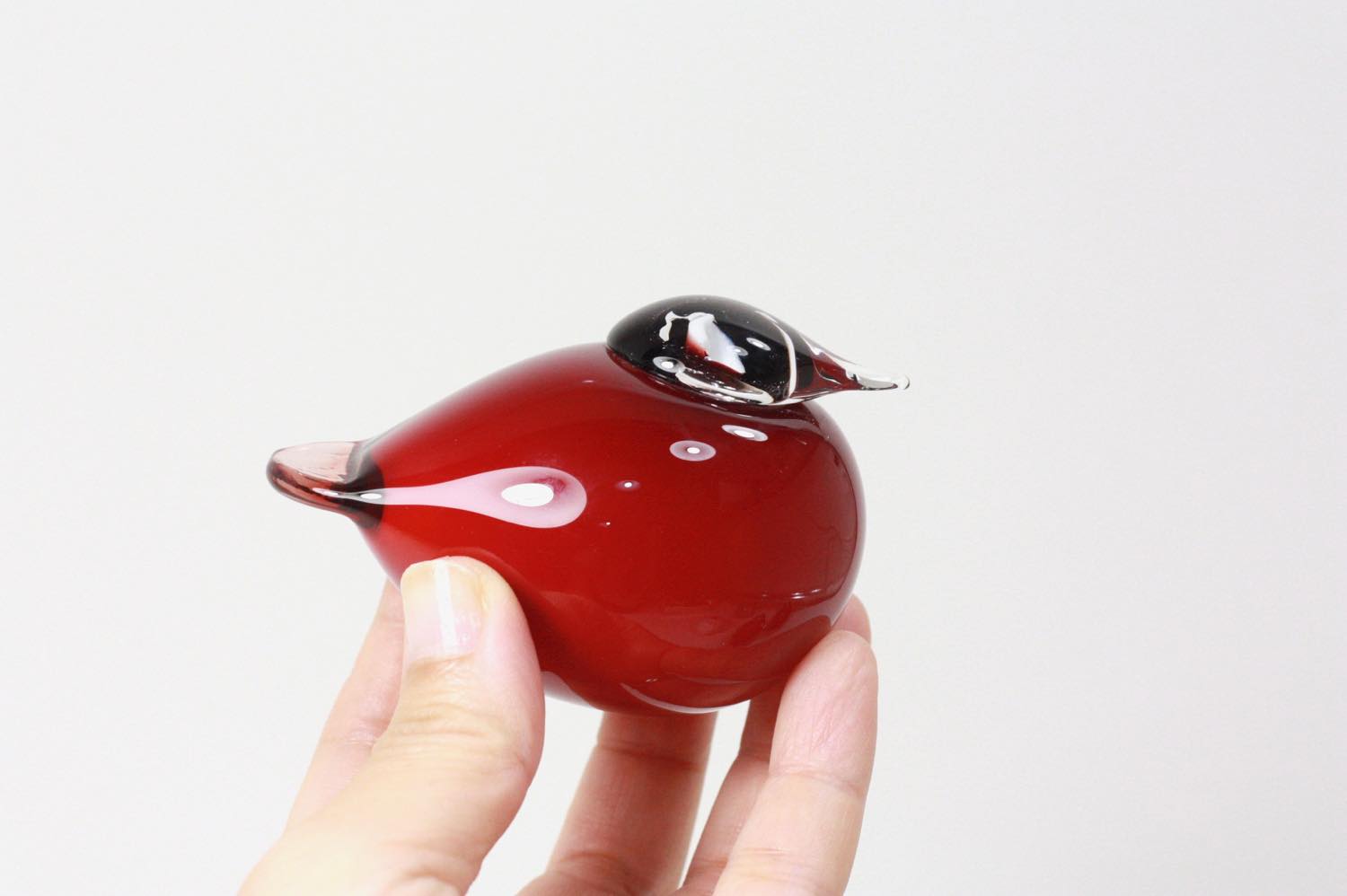 イッタラ オイバ・トイッカ パフボール クラン ベリー ガラスの鳥 2010