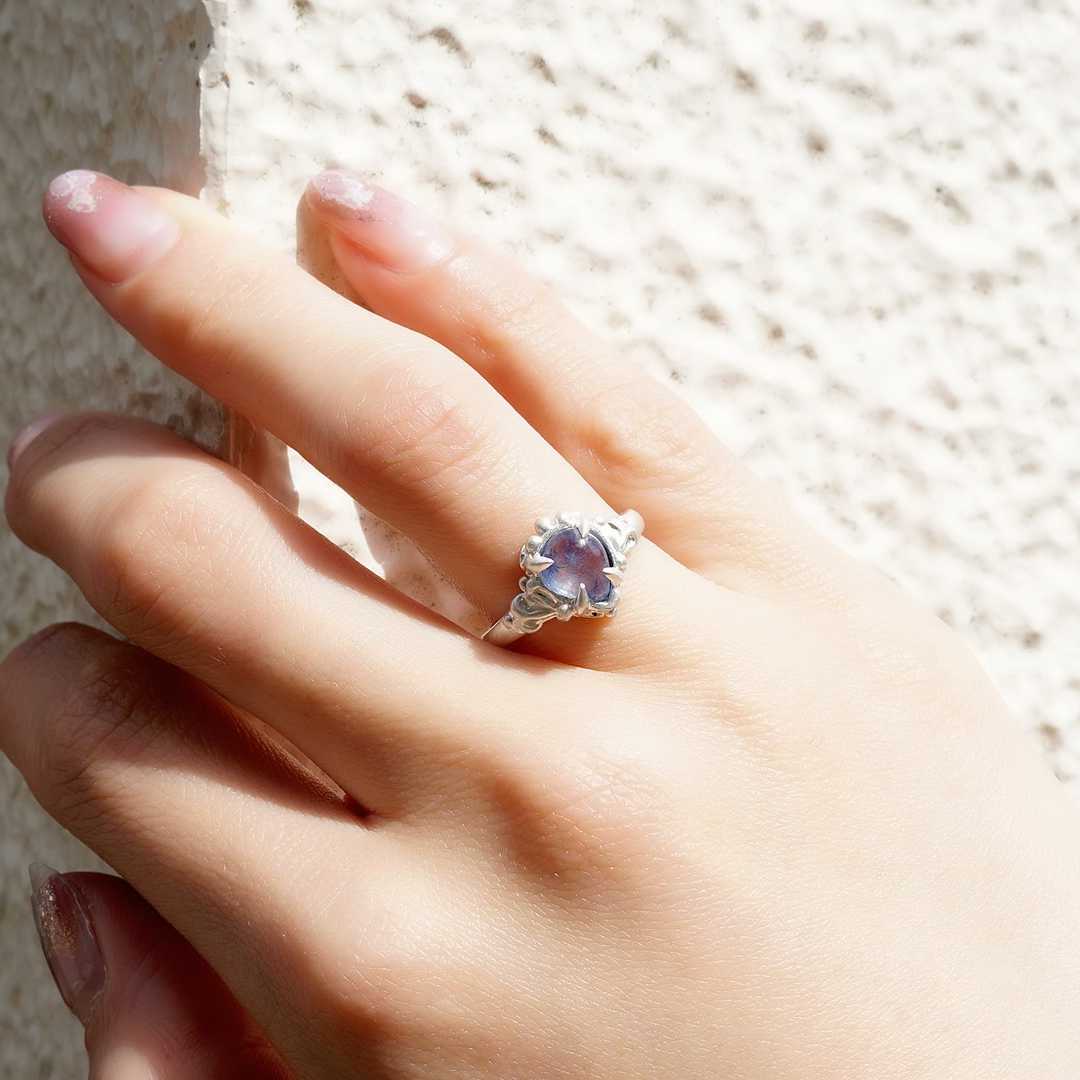 デュモルチェライトインクォーツ リング 商品詳細｜金沢市のジュエリー