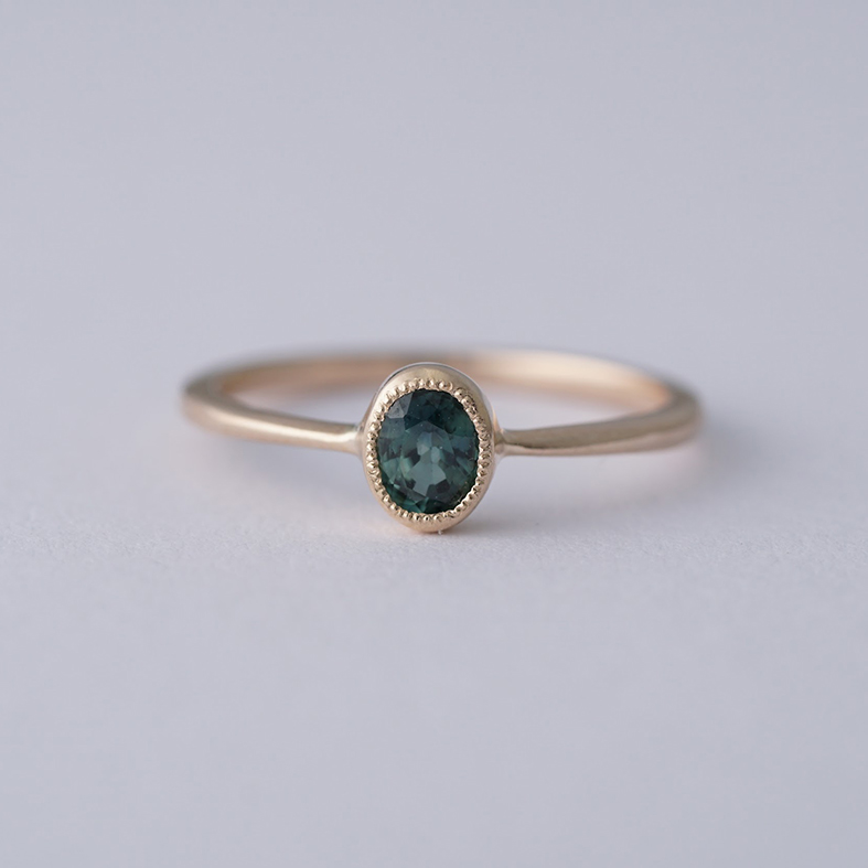 ティールサファイアリング 商品詳細｜金沢市のジュエリー