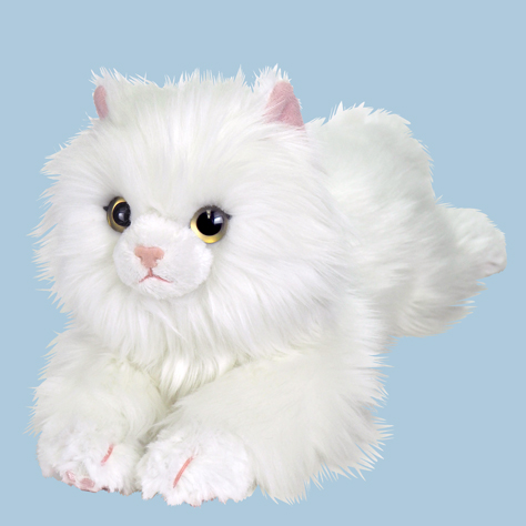 ひざねこ ぬいぐるみ(M) ペルシャWH - サンレモン