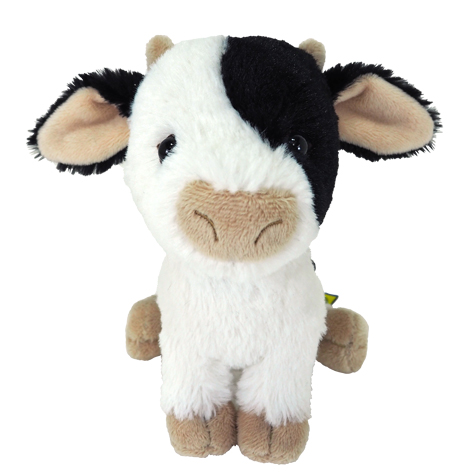 fluffies ぬいぐるみ(S)ウシ BK/BR - サンレモン