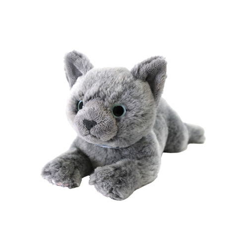 ひざねこ ぬいぐるみ(S) ロシアンブルー - サンレモン