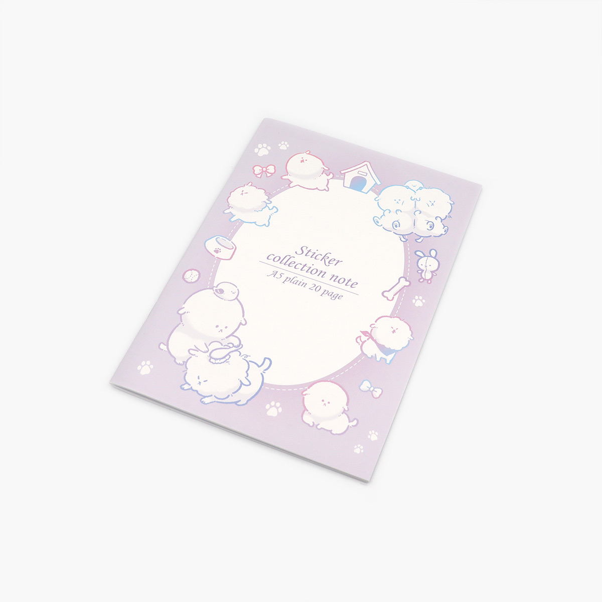 A5 シール帳 無地 20ページ